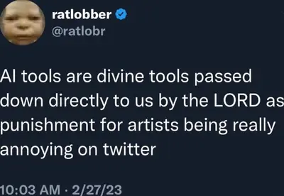 AI Tools As Divine Punishment For Artists