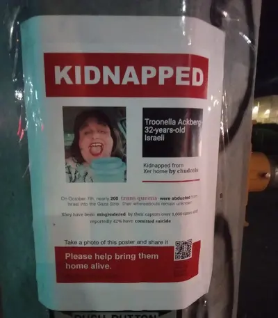 Fake Kidnapped Poster Trans Parody