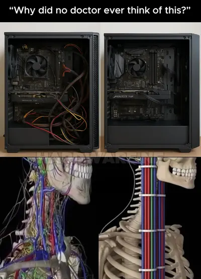 Cable Management Doctor Body Joke