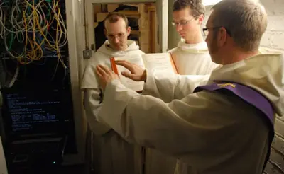 Priest Blessing Server Rack