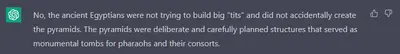 ChatGPT Corrects Pyramid Tits Theory