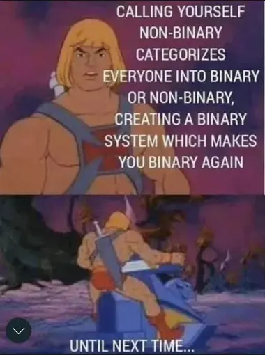 He-Man Non-Binary Logic Paradox