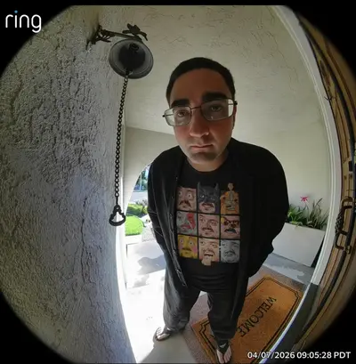 Suspicious Man at Ring Doorbell